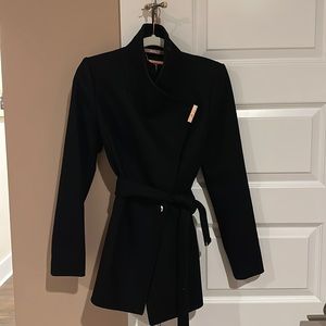 Ted Baker short wool wrap coat